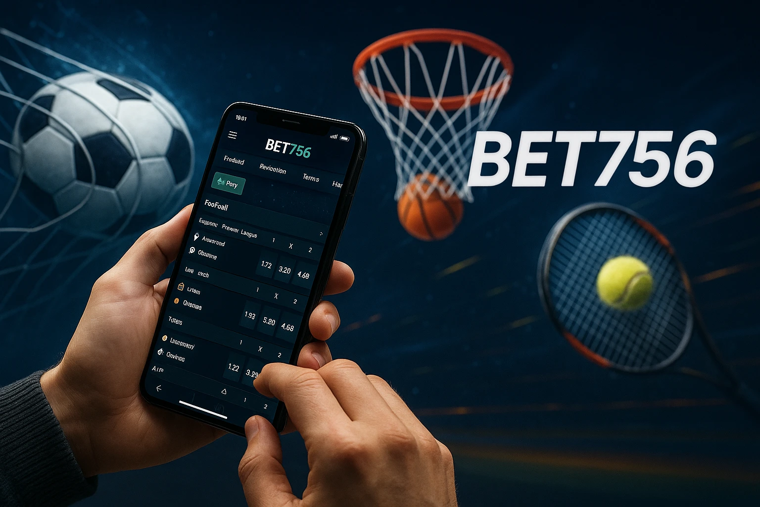 Aposte em apostas esportivas no cassino online BET756