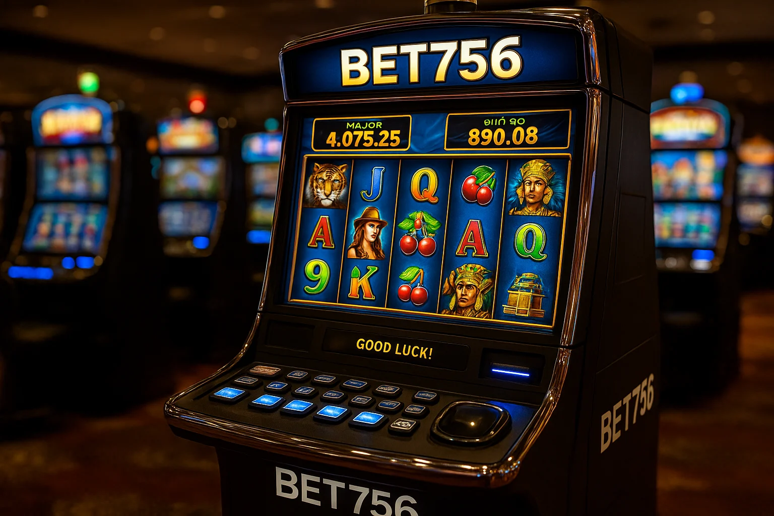 Explore o mundo das slot machines no BET756 Casino